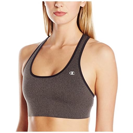 Champion Women's Absolute Racerback Compression Sports Bra, T-Back Performance Sports Bra