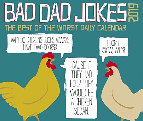 Bad Dad Jokes 2019 Box Calendar Calendar – Day to Day Calendar, September 8, 2018