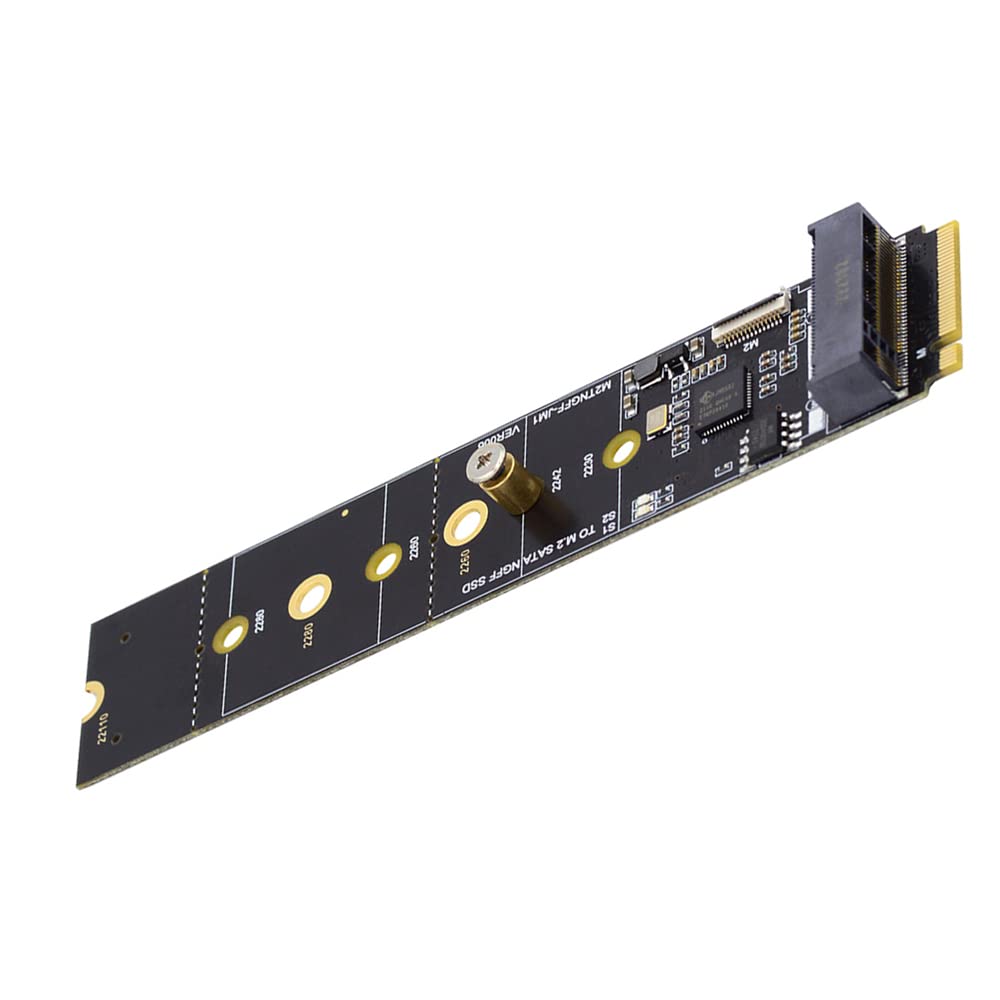 Cablecc SATA NGFF Key B+M SSD to NVME M-Key Motherboard Desktop Adapter Converter SSD Card JMB582 2280 — image 1