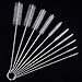 eBoot 10 Pieces Nylon Tube Brush Pipe Cleaning Brushes, White