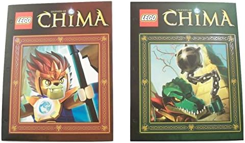 LEGO Legends of Chima 2 Folder Set ~ Longtooth, Crominus