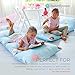 Butterfly Craze Kid's Floor Pillow Bed Cover - Use as Nap Mat, Portable Toddler Bed Alternative for Sleepovers, Travel, Napping, Or as a Lounger for Reading, Playing. Cover Only!
