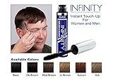 Infinity Temporary Hair Color Hair Mascara Root Concealer Touch Up for Women & Men (Various Colors), 0.3 ounce
