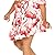 Astra Signature Women' s Plus Size Vintage Pleated A Line Flamingo Print Mini Skirt with Pockets