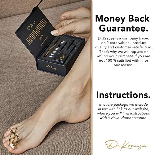 Dr. Krause Ingrown Toenail Tool 19 Pcs/Set Ingrown Toenail Kit for
