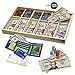 Learn & Climb Educational Play Money Set - Over 560 Pieces. Replica of Bills-Coins-Wallet-CC-Checks+ Lid.