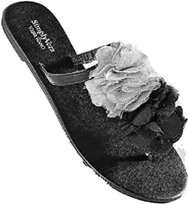 Simply Vera Vera Wang Pom-Pom Flip-Flops