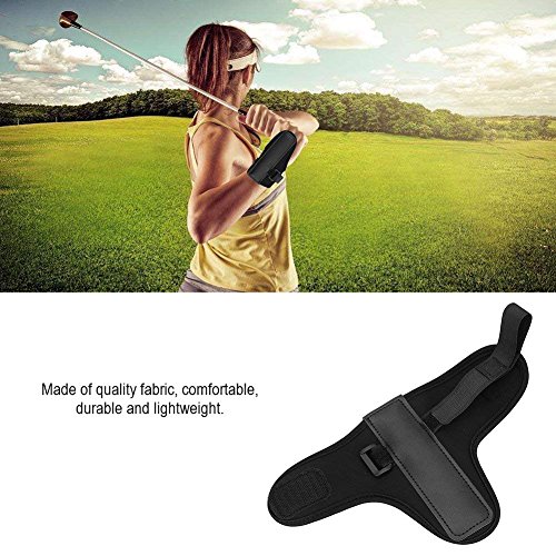 eecoo Golf Swing Training Aids, Straight Practice Wrist Brace with Adjustable Loop & Hook, Analyze Your Swing at Home, Trainer Corrector Golfer Bag Accessory, Fit Male or Female