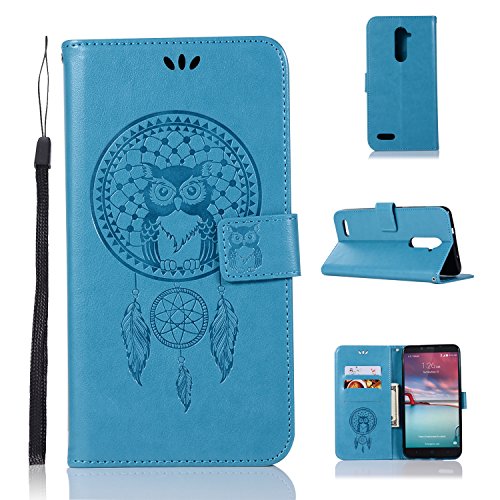 image for ZTE ZMax Pro Case, ZTE Carry Z981 Case, ARSUE Premium Soft Flip Folio 