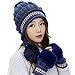E.Joy Online Women Peruvian Earflap Beanie Hat Knitted Pom Winter Snow Ski Hat Ladies