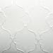 MIUCO Moroccan Embroidery Semi Sheer Curtains Faux Linen Grommet Curtains for Bedroom 52 x 63 Inch 2 Panels, Off White