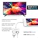 Jasain Compatible with iPhone to HDMI Adapter,Plug and Play 1080P Digital Audio Converter(White)