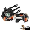 Cobra-Survival-Bracelet-pack-of-2-Paracord-Compass-Fire-Starter-Loud-Whistle-Emergency-Knife-Hiking-Camping-Fishing-Hunting-Gear-Prepare-to-Survive-WTSHTF-Color-black-blackorange