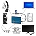 GOgroove BlueSENSE TRM 3.5mm AUX to Bluetooth Transmitter Wireless Adapter - Connect to Headphone Jack on iPod, MP3 Player, Stereo, Laptop to Pair w/ Wireless Bluetooth Headphones & Speakers