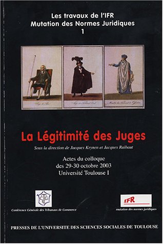 La  légitimité des juges