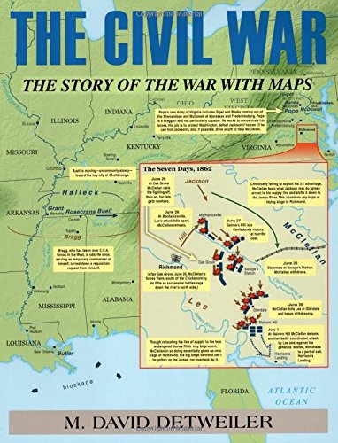 The civil war: the story of the war with maps