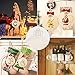 40 Pcs Unfinished Wood Ornaments Wood Slice DIY Christmas Ornaments Hanging Decoration 2.75