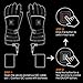SVPRO Heated Gloves - Rechargeable Electric Gloves, Waterproof, 3 Levels Temperature Control for Skiing and Snowboarding