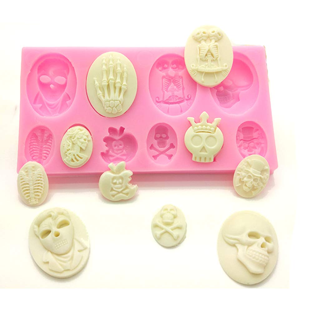 Gdeal 3D Silicone Fondant Cake Decoration Mould A Pink
