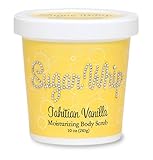 Primal Elements Sugar Whip Body Scrub, Exfoliating Cleanser and Moisturizer, Tahitian Vanilla, 10-Ounce Package