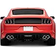 MP Concepts Quad Exhaust Rear Diffuser Compatible for 15-17 Mustang GT Premium, EcoBoost Premium