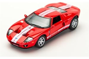 KiNSMART - 2006 Ford GT Sport Car 5" 1:36 Scale Die Cast Metal Toy Car w/Pullback Action (Red)