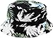KBM-006 BLK-BLU Flag Patriotic Stars and Stripes Floral Galaxy Leaf Aztec Tropical Print Bucket Hat Summer Boonie Cap