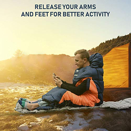 WhiteFang Sleeping Bag With Compression Sack Wearable Portable whitefang-sleeping-bag-with-compression-sack-wearable-portable