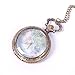 Eachbid Smart Applied Vintage Retro World Map Pattern Quartz Chain Pendant Pocket Watch Necklace 02