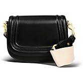 Trendy Vegan Leather Crossbody Purse: Small Shoulder Bag with Adjustable Straps - Young Professional Women - Casual Date