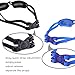 RIHACHAN Swim Goggles, Swimming Goggles Leak Free UV Protection Anti Fog, Swimming Glasses with Adjustable Shoulder Strap for Unisex Adult –Teenagers, with Swimming Caps, Nose Clips, Ear Plugs-2 pack