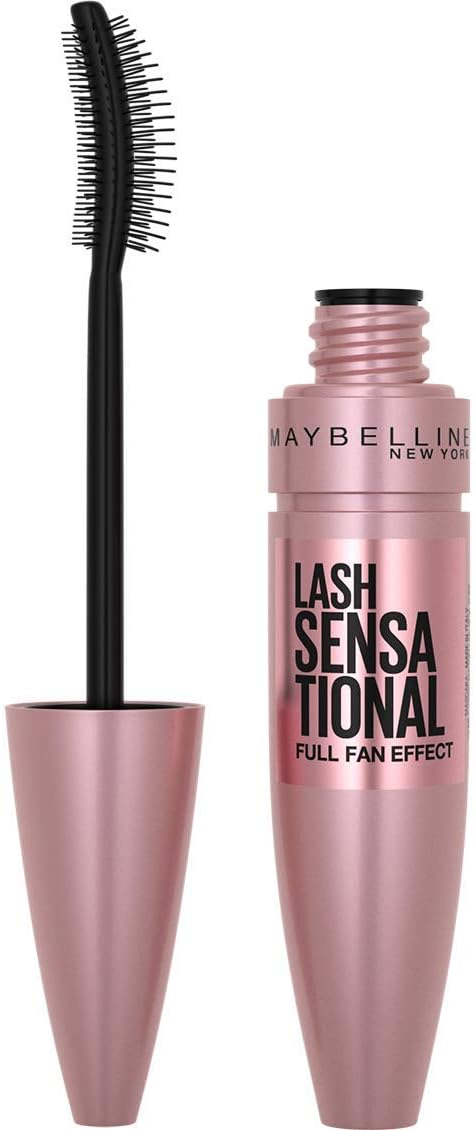 Maybelline Lash Sensational Mascara Very Black Layer-Reveal Brush 6-length
