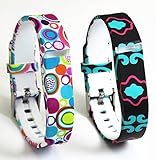 Lwsengme Wristbands Replacement Flex Bands With Clasps for Fitbit FLEX ONLY for Fitbit Band /Fitbit Flex Band /Fitbit Wristband /Fitbit Flex Wristband (2PCS-04)