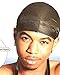 Black DURAG, Du Rag Black Hair wave and braiding DURAG Tie down adjustable Breathable Cool Nylon extra long Tail