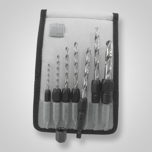 Make it SnappyTools 7 Piece Drill Bit Adapter Set in Belt Clip Pouch #47001