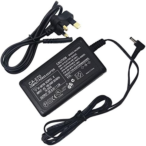 CA-570 Adapter Charger for CANON LEGRIA iVIS VIXIA HFS30 HFS100 HFS200 HG10 HG20