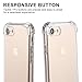 Topist iPhone 7 Case, Slim Crystal Clear Anti-Shock Soft TPU Protective Case with Electroplate Frame for iPhone 7, Scratch Resistant (Clear)