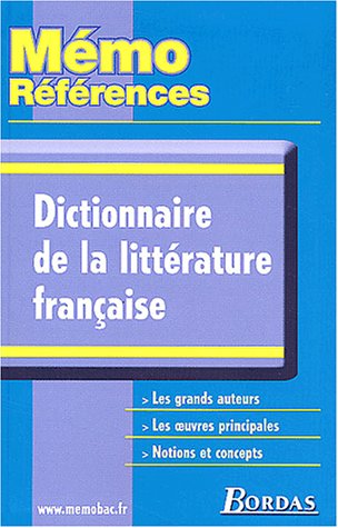 Dictionnaire de la littérature française