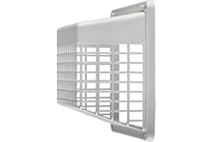 Lambro Industries 1491WG Universal Hinged Vent Guard, White-272278, White