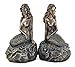 Bellaa 23460 Mythical Mermaid Bookends - Nautical- Book Ends - Coastal Home Decor