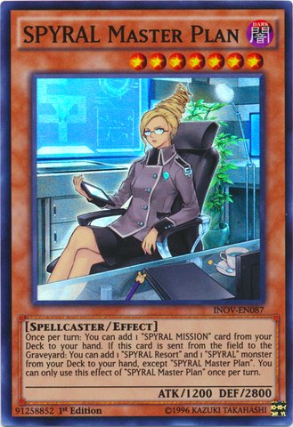 Yu-Gi-Oh! - SPYRAL Master Plan (INOV-EN087) - Invasion: Vengeance - 1st Edition - Super Rare
