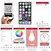 1byone Wireless Bluetooth 4.0 Speaker Dimmable Multicolored LED Light Bulb