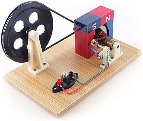 Clicke Hand-Cranked AC/DC Generator Demo Set Electromagnetic Experimental Equipment Magnetoelectric Demonstration Device