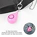Personal Alarms - HUMUTU Safesound Personal Alarms Keychain for Women, 125 db Loud Siren Song Alarm Keychain for Women with 3 LR44 Batteries Included