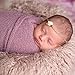 Baby Photo Props Faux Fur Round 23.6 inch Soft Baby Boy Girl Photo Blanket Studio Photo M Grey Sand