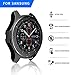 KPYJA for Samsung Galaxy Watch 3 Case, Soft TPU Protective Cover Bumper Shell Compatible with Samsung Galaxy Watch 3 (2020) Smartwatch Accessories (41mm, Black+Black)