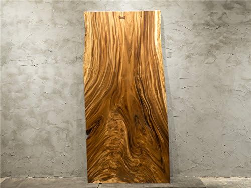 Simple Design Natural Edge Walnut Slab Unique Style Solid Wood Table With Iron Stands Office Conference Desk W20