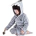 DQdq Little Girl's Hooded Sleepwear Little Boy's Bathrobe Toddler Kids Robe