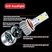 MUMASHA LED Headlight Bulbs H11 Headlight bulb H8 H9 All-in-One Conversion Kit Led headlights with CSP Chips 10,000 Lm 6500K Cool White Beam CSP chips LED Bulbs IP68 Waterproof
