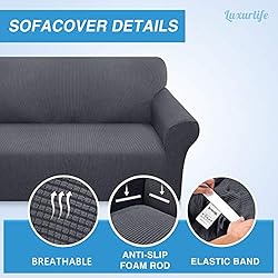 Luxurlife Super Stretch Sofa Covers Stylish Couch